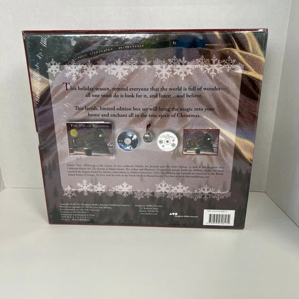 The Polar Express Holiday Gift Set Book DVD‎ CD Poster New Sealed